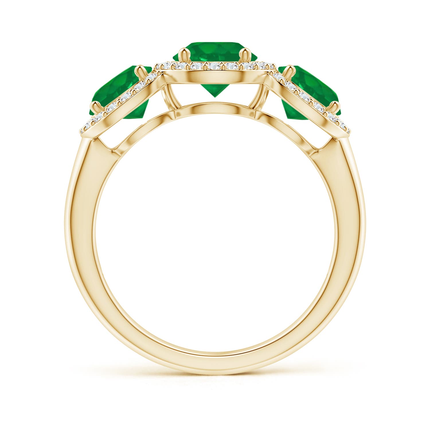 AA - Emerald / 2.03 CT / 14 KT Yellow Gold