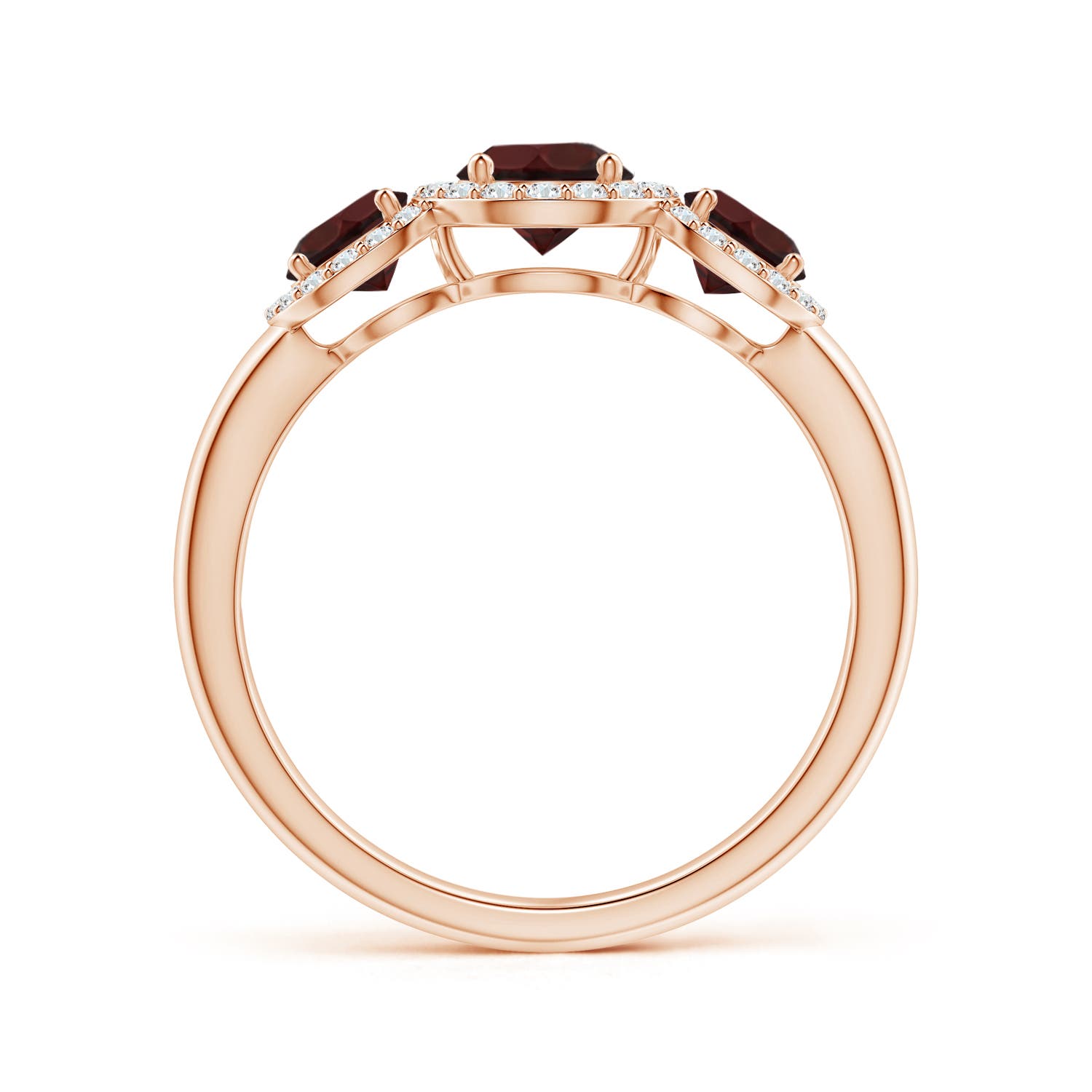 A - Garnet / 1.58 CT / 14 KT Rose Gold