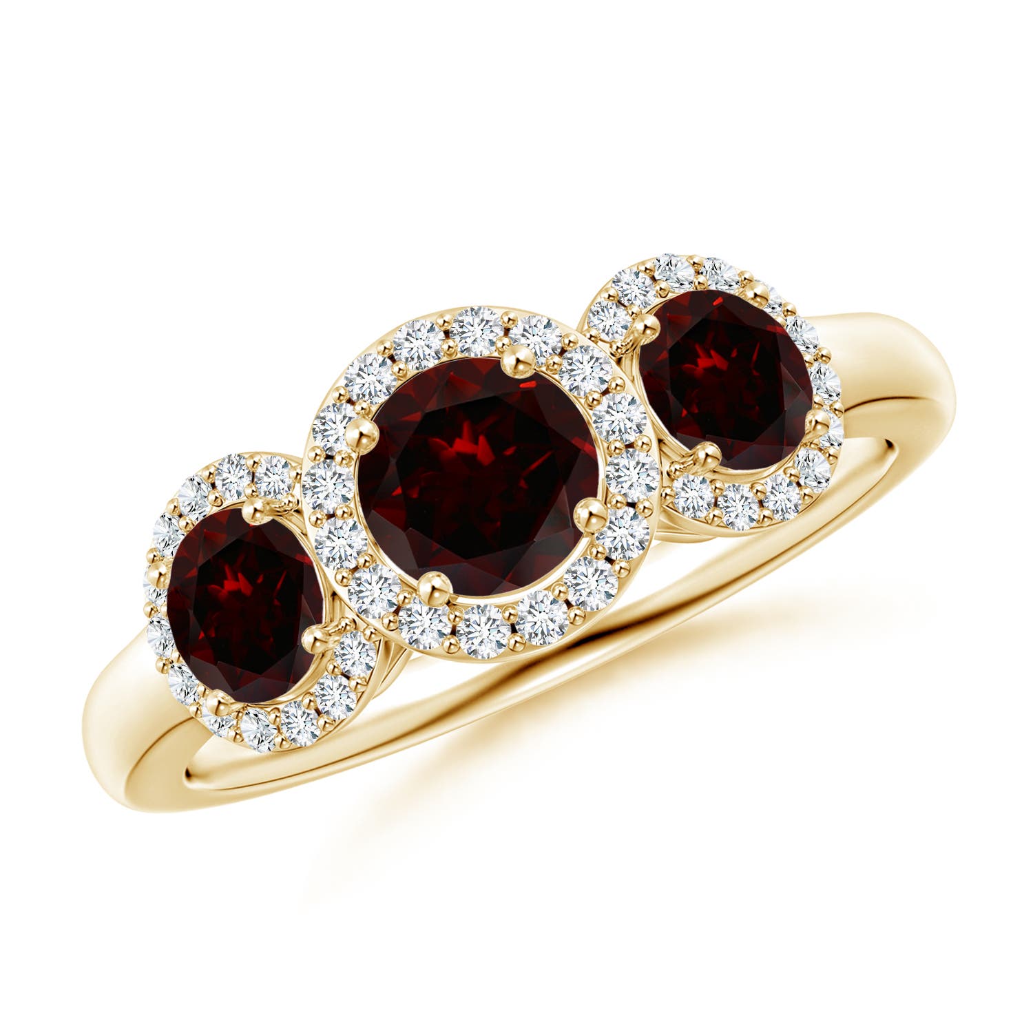 A - Garnet / 1.58 CT / 14 KT Yellow Gold