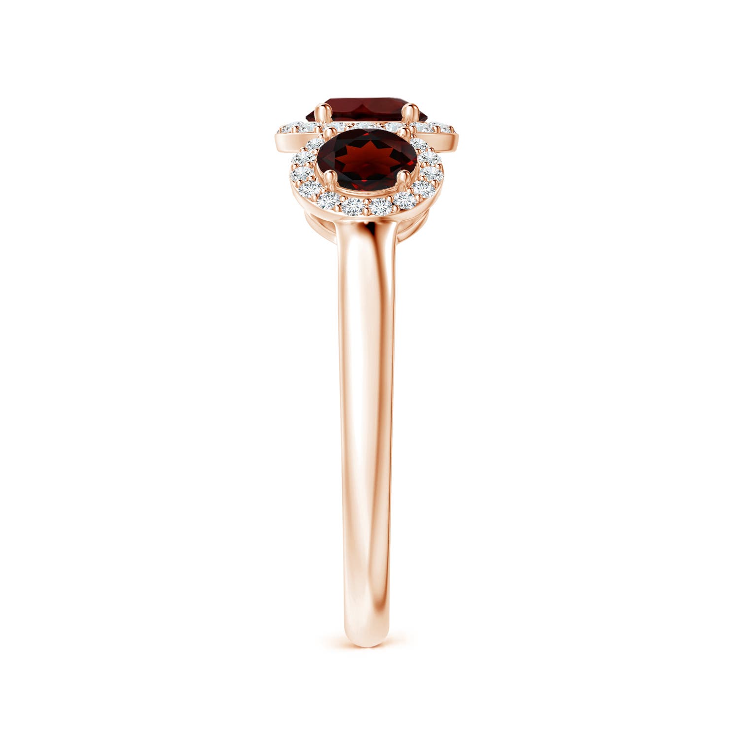 AA - Garnet / 1.58 CT / 14 KT Rose Gold