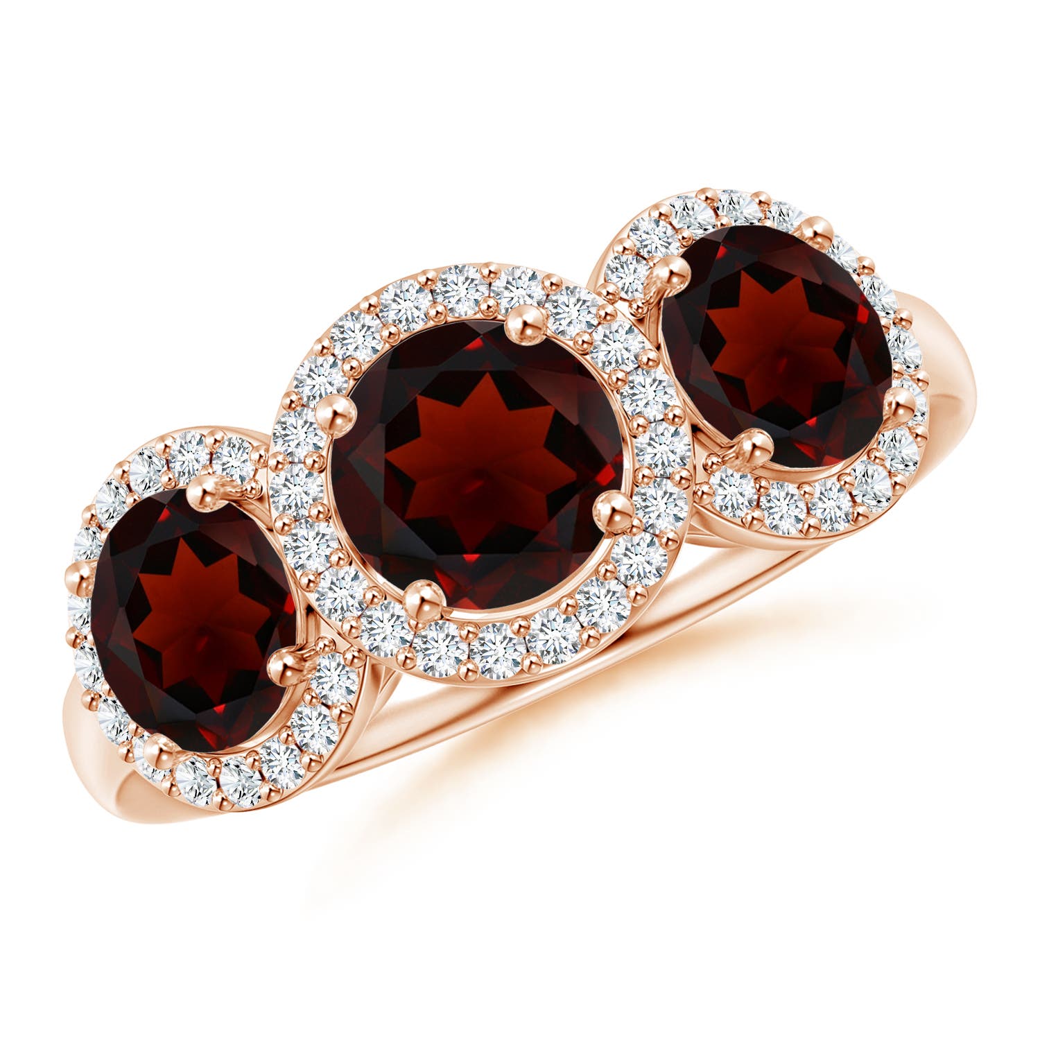 AA - Garnet / 2.58 CT / 14 KT Rose Gold