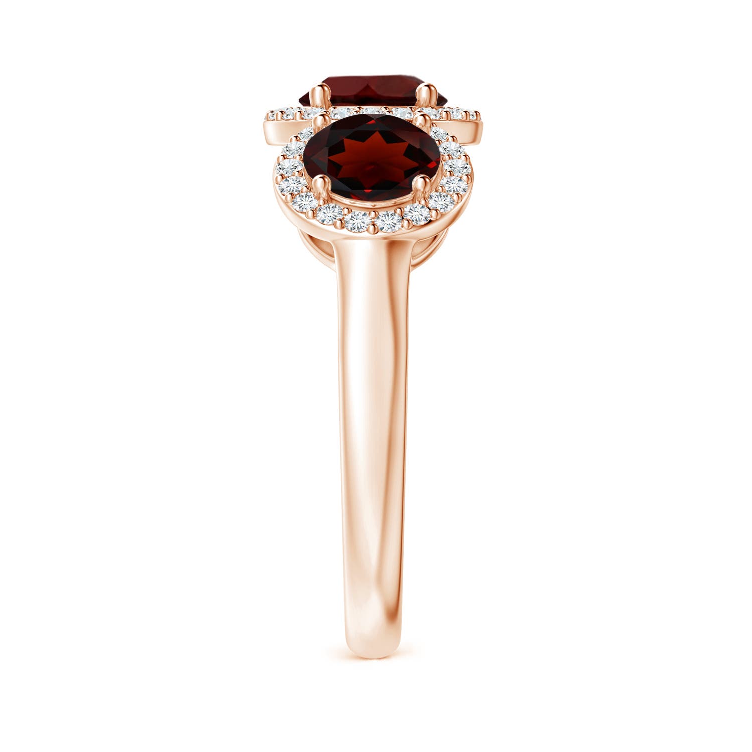 AA - Garnet / 2.58 CT / 14 KT Rose Gold