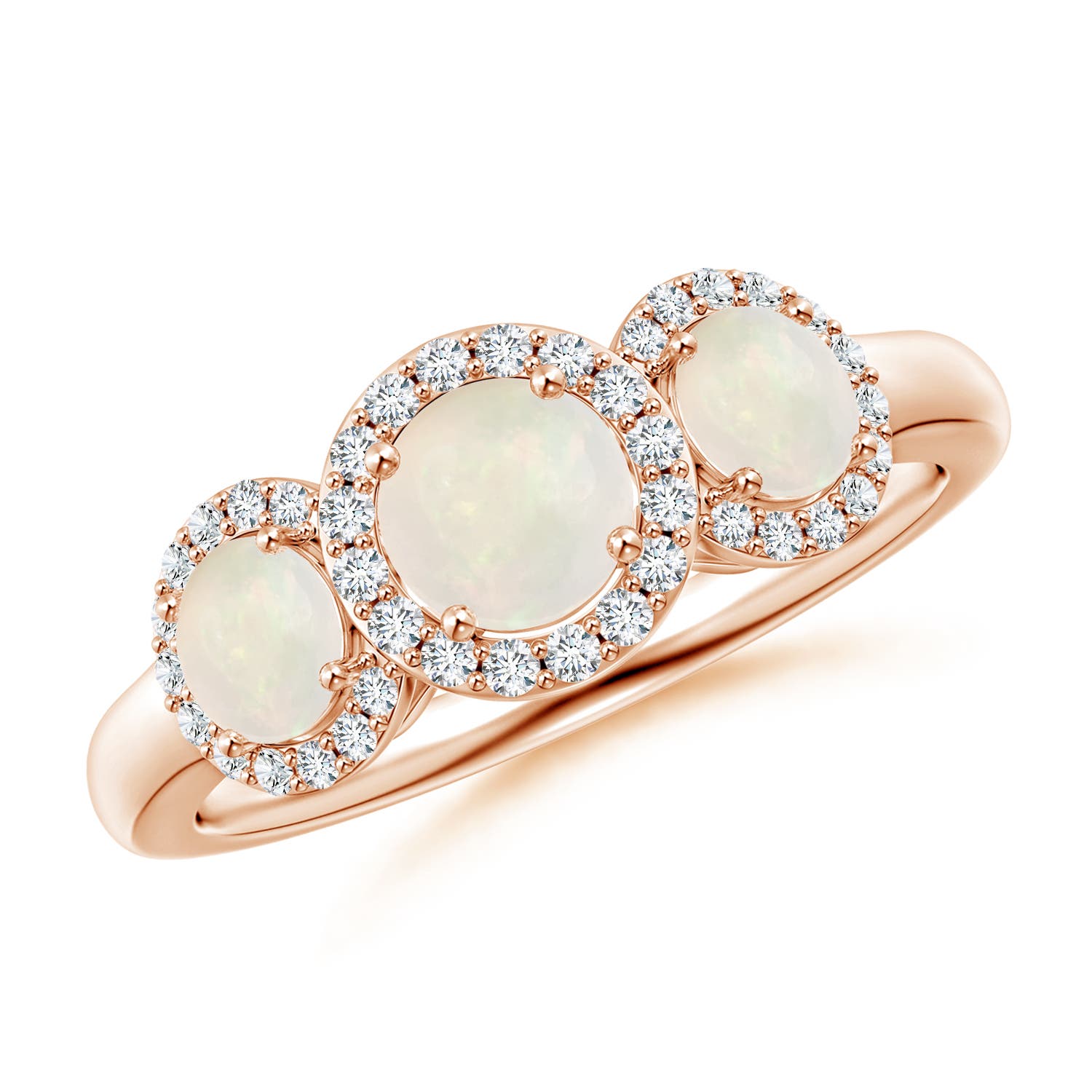 A - Opal / 0.97 CT / 14 KT Rose Gold