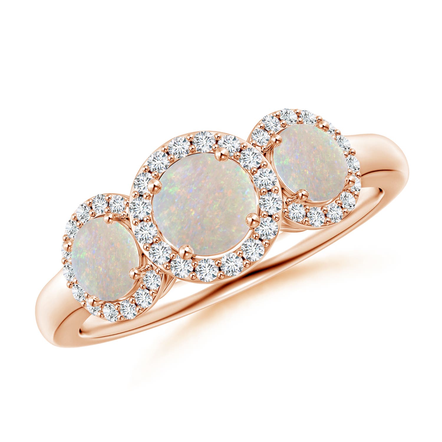 AA - Opal / 0.97 CT / 14 KT Rose Gold