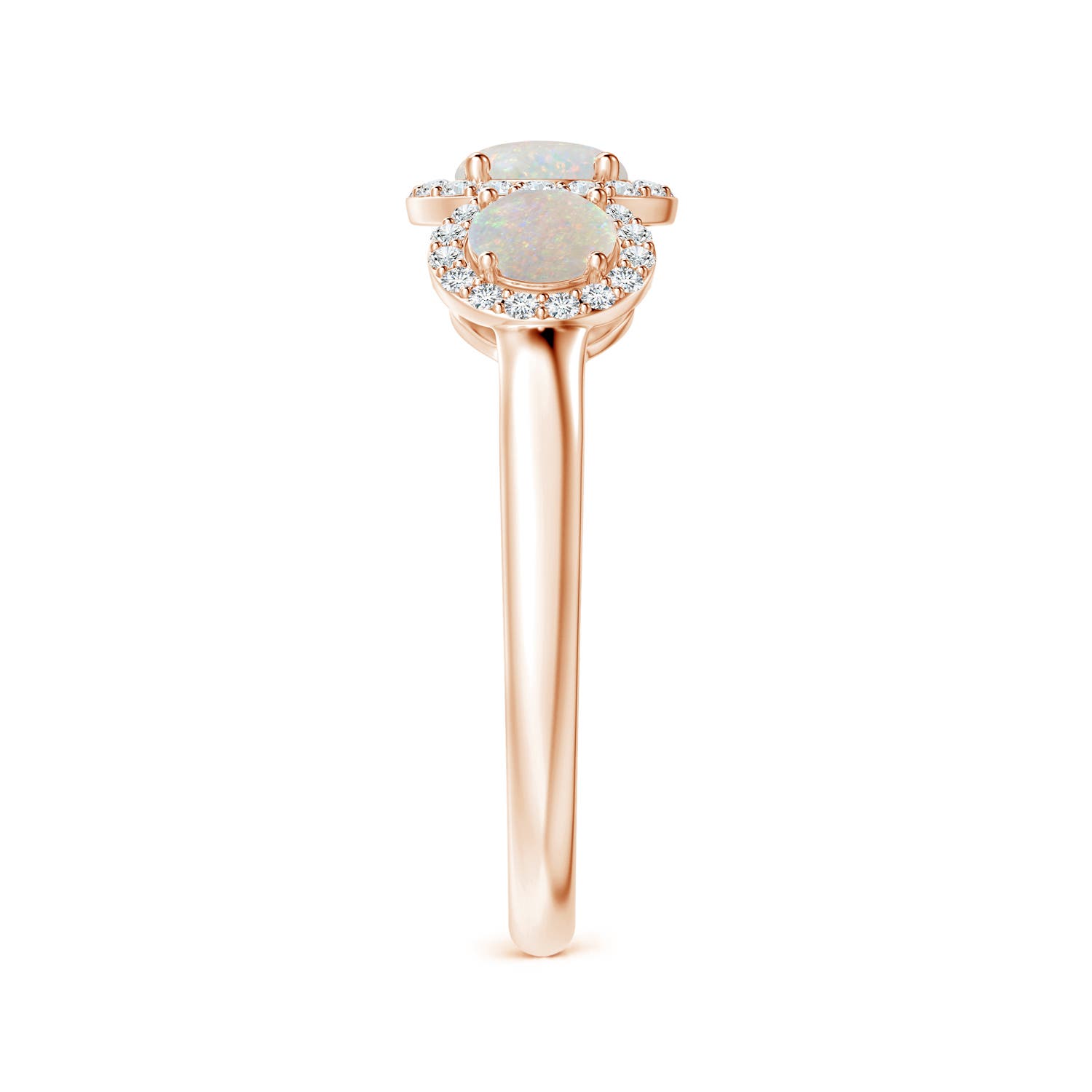 AA - Opal / 0.97 CT / 14 KT Rose Gold