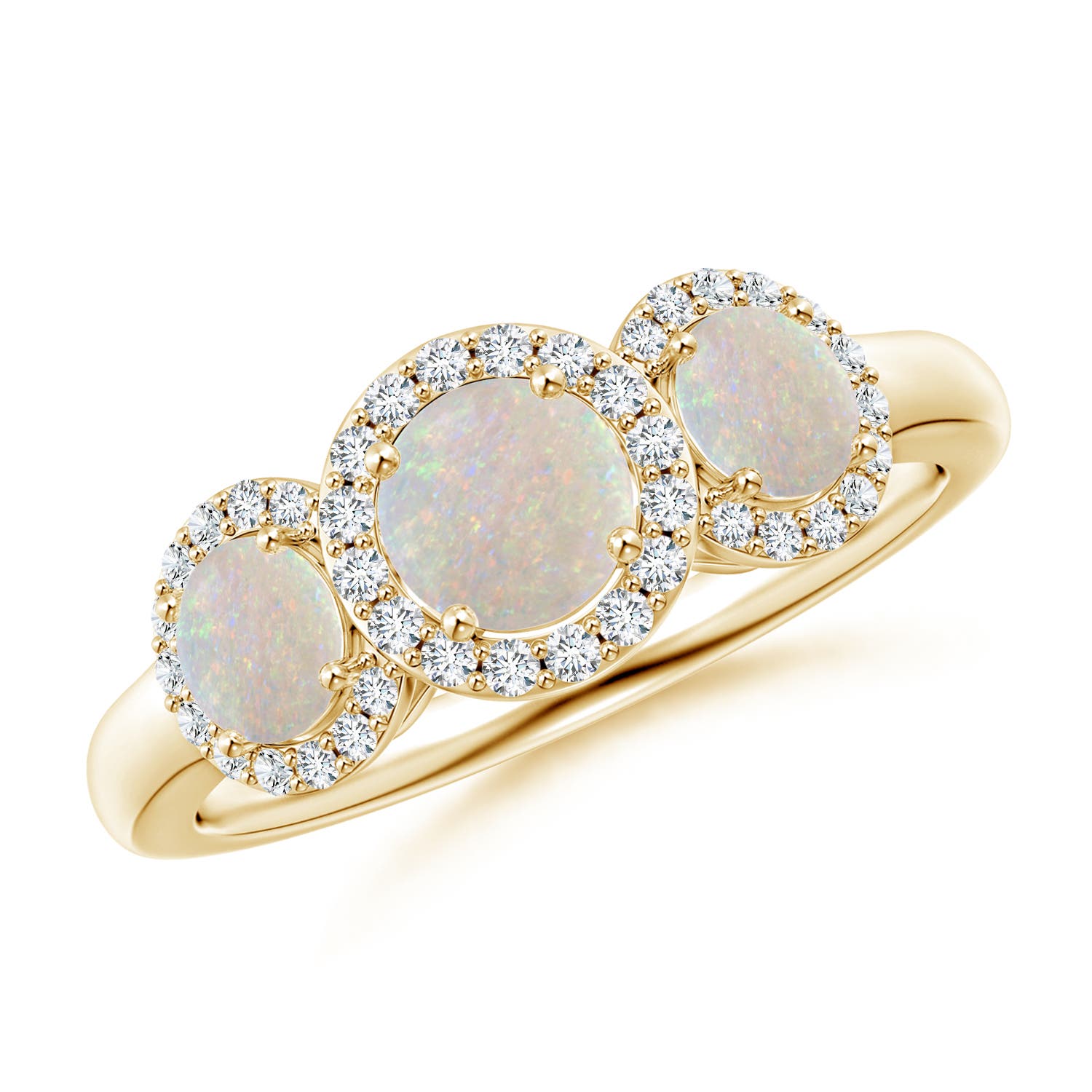 AA - Opal / 0.97 CT / 14 KT Yellow Gold