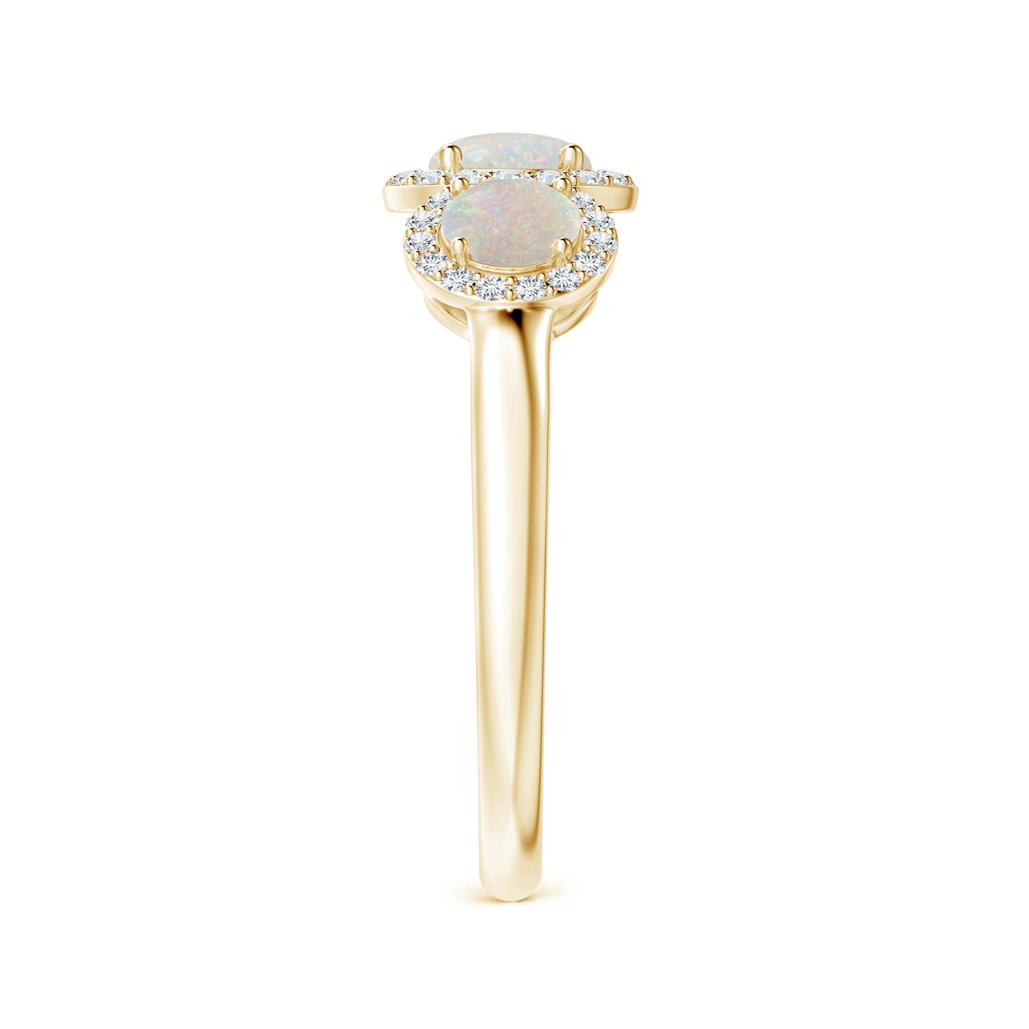 AA - Opal / 0.97 CT / 14 KT Yellow Gold