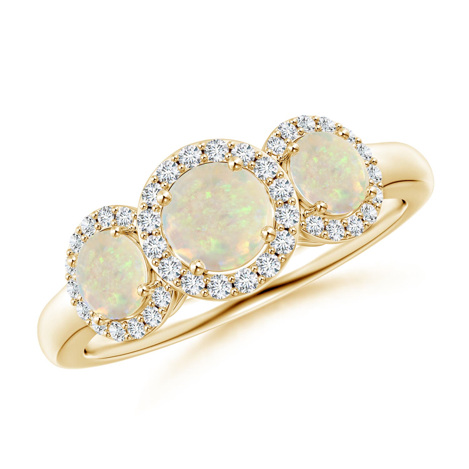 AAA - Opal / 0.97 CT / 14 KT Yellow Gold