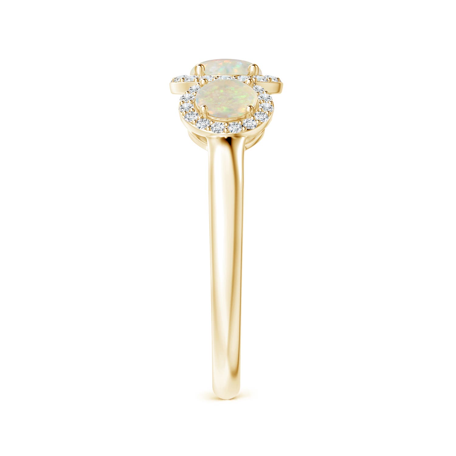 AAA - Opal / 0.97 CT / 14 KT Yellow Gold