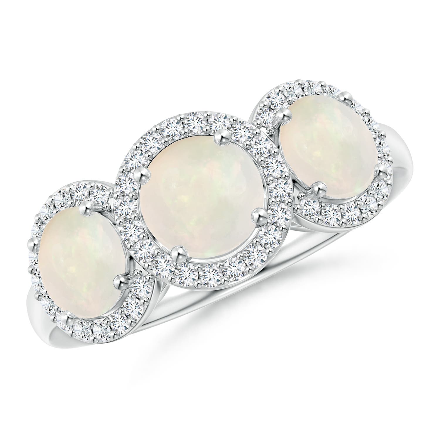 A - Opal / 1.54 CT / 14 KT White Gold