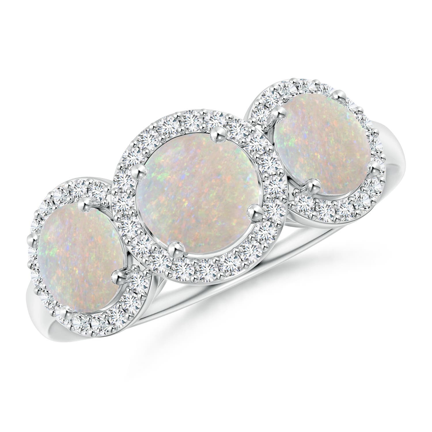 AA - Opal / 1.54 CT / 14 KT White Gold