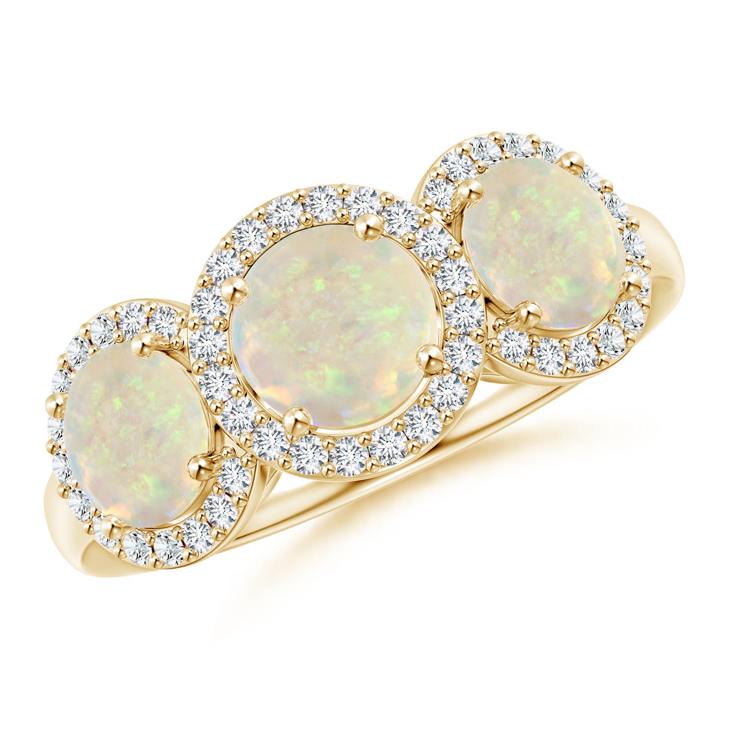 AAA - Opal / 1.54 CT / 14 KT Yellow Gold