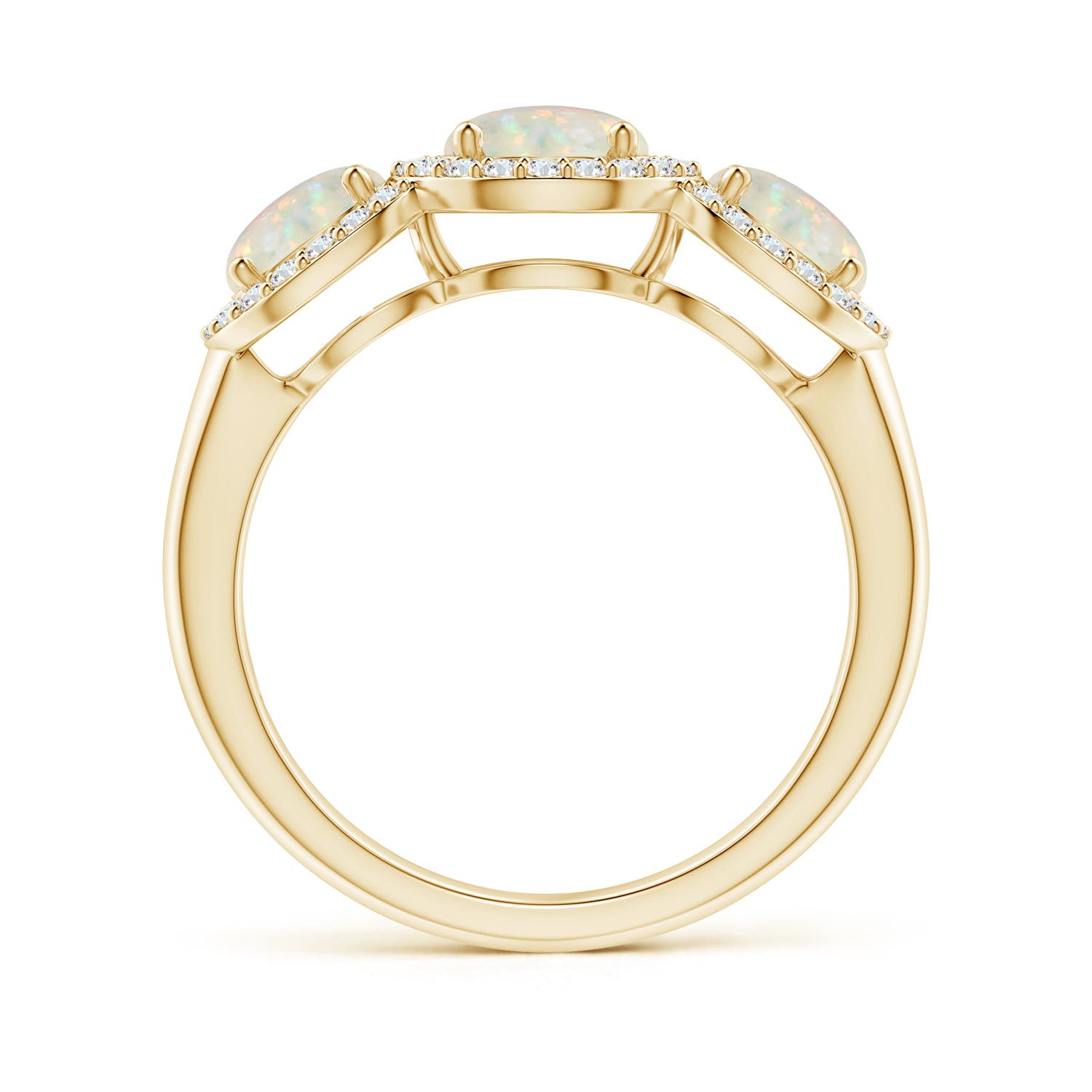 AAA - Opal / 1.54 CT / 14 KT Yellow Gold