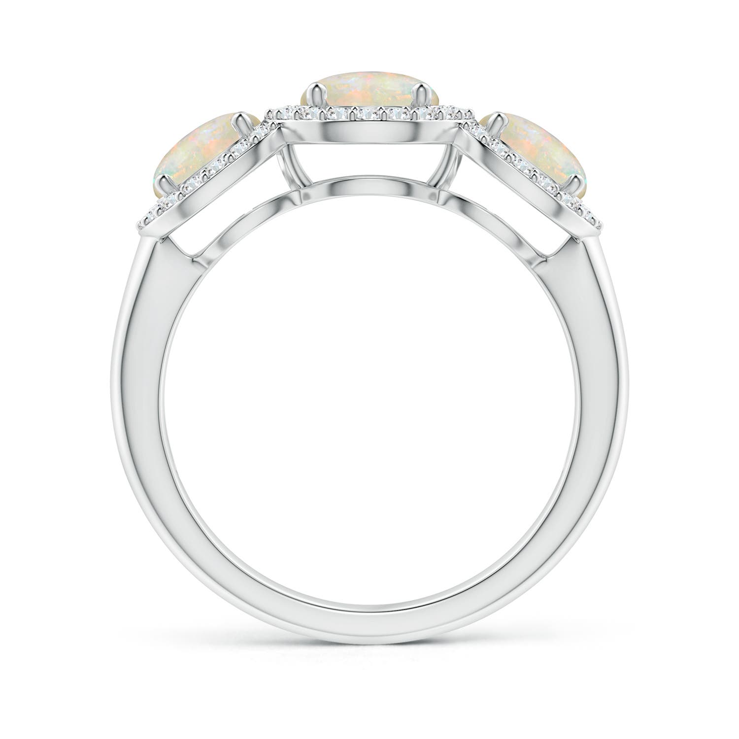 AAAA - Opal / 1.54 CT / 14 KT White Gold