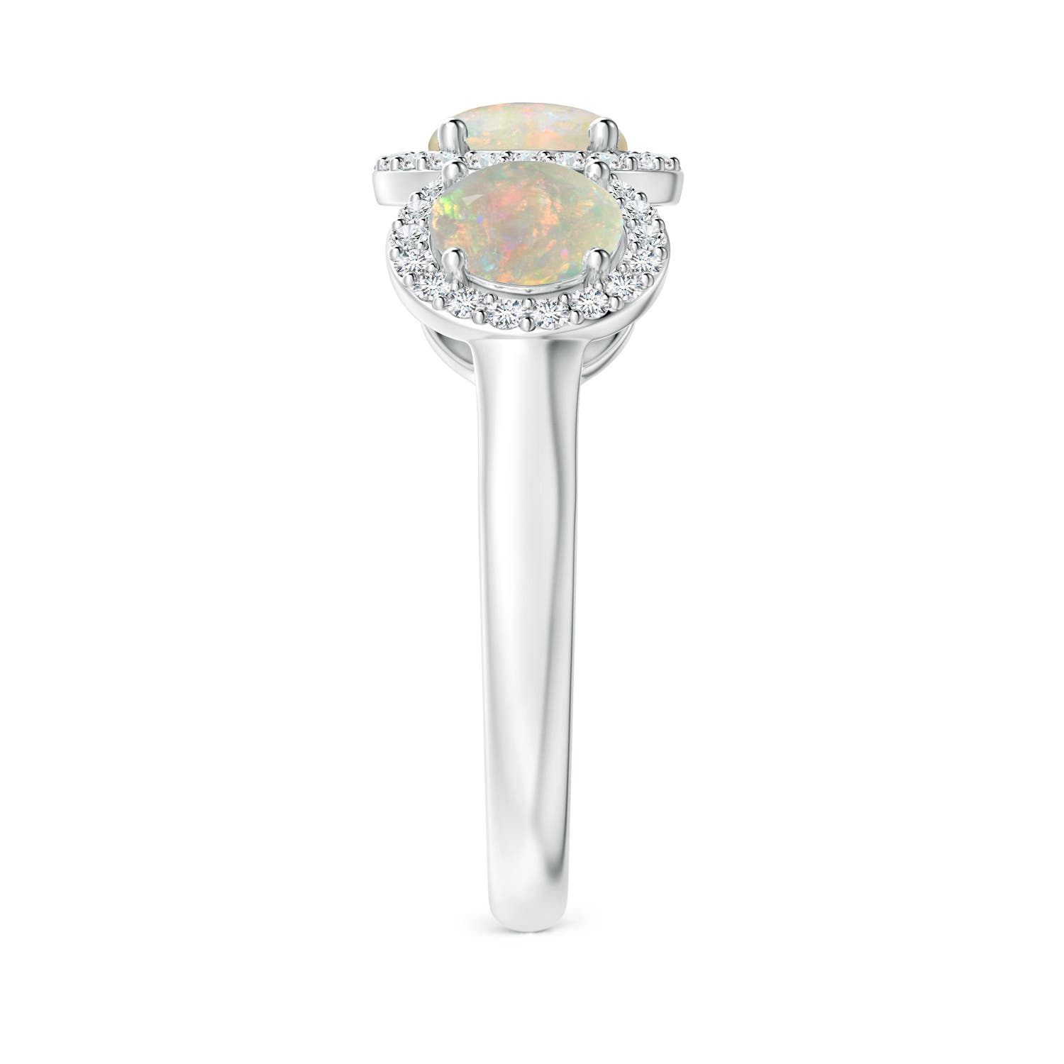 AAAA - Opal / 1.54 CT / 14 KT White Gold