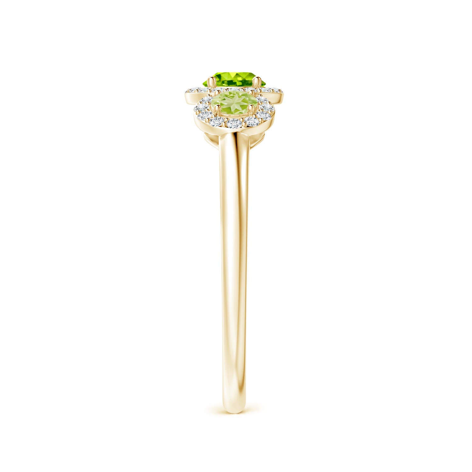 AAA - Peridot / 0.81 CT / 14 KT Yellow Gold