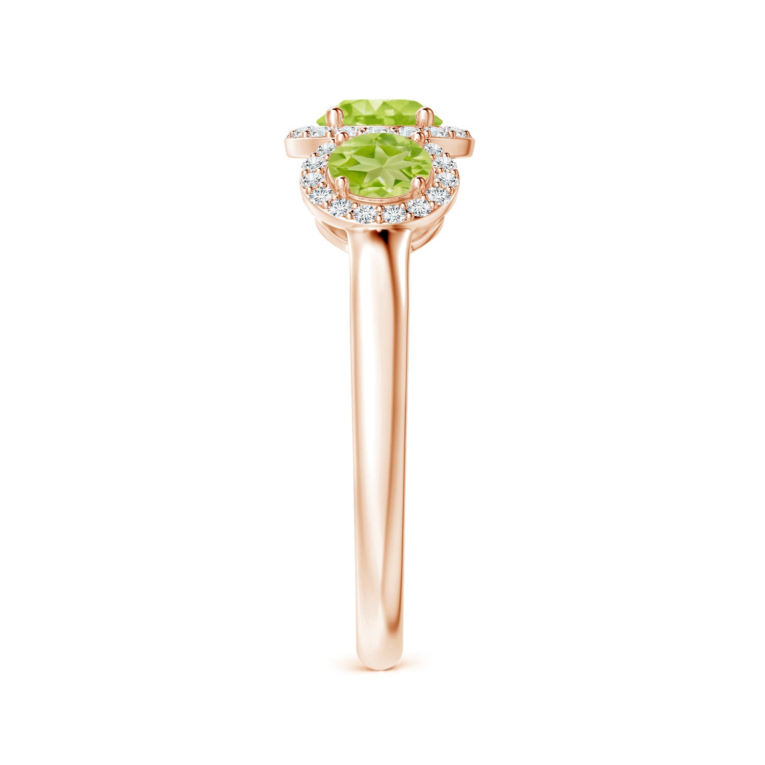 AA - Peridot / 1.47 CT / 14 KT Rose Gold