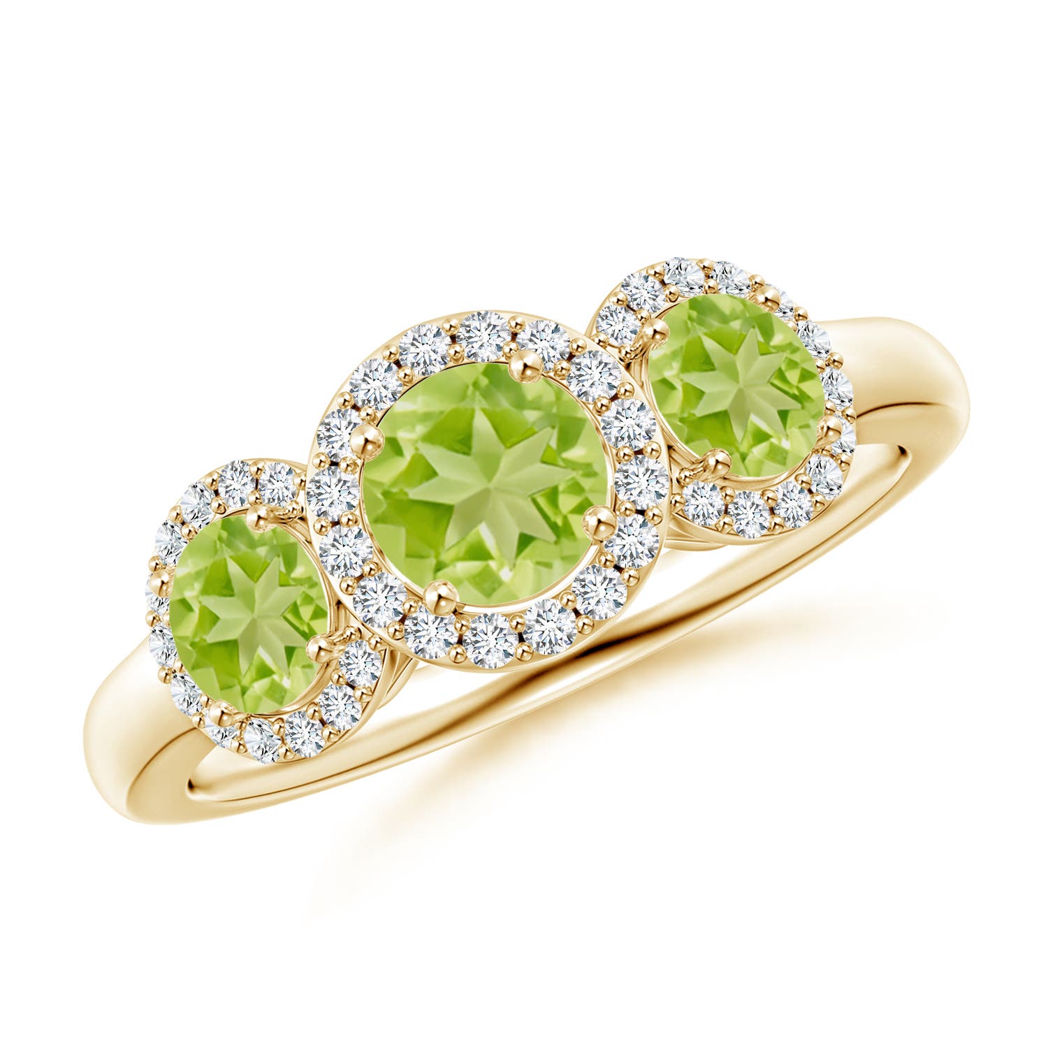 AA - Peridot / 1.47 CT / 14 KT Yellow Gold