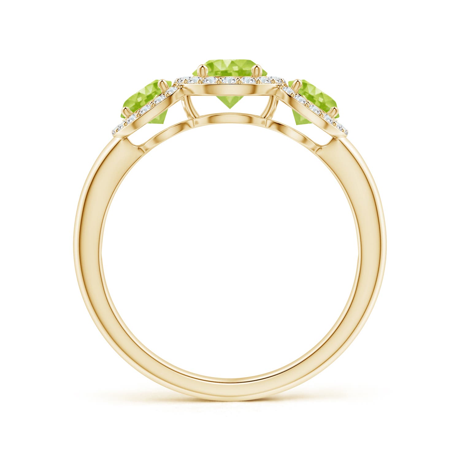 AA - Peridot / 1.47 CT / 14 KT Yellow Gold