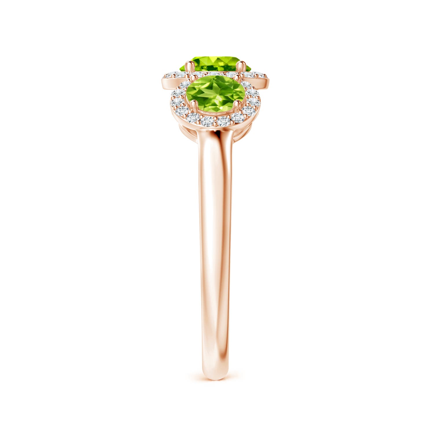 AAA - Peridot / 1.47 CT / 14 KT Rose Gold