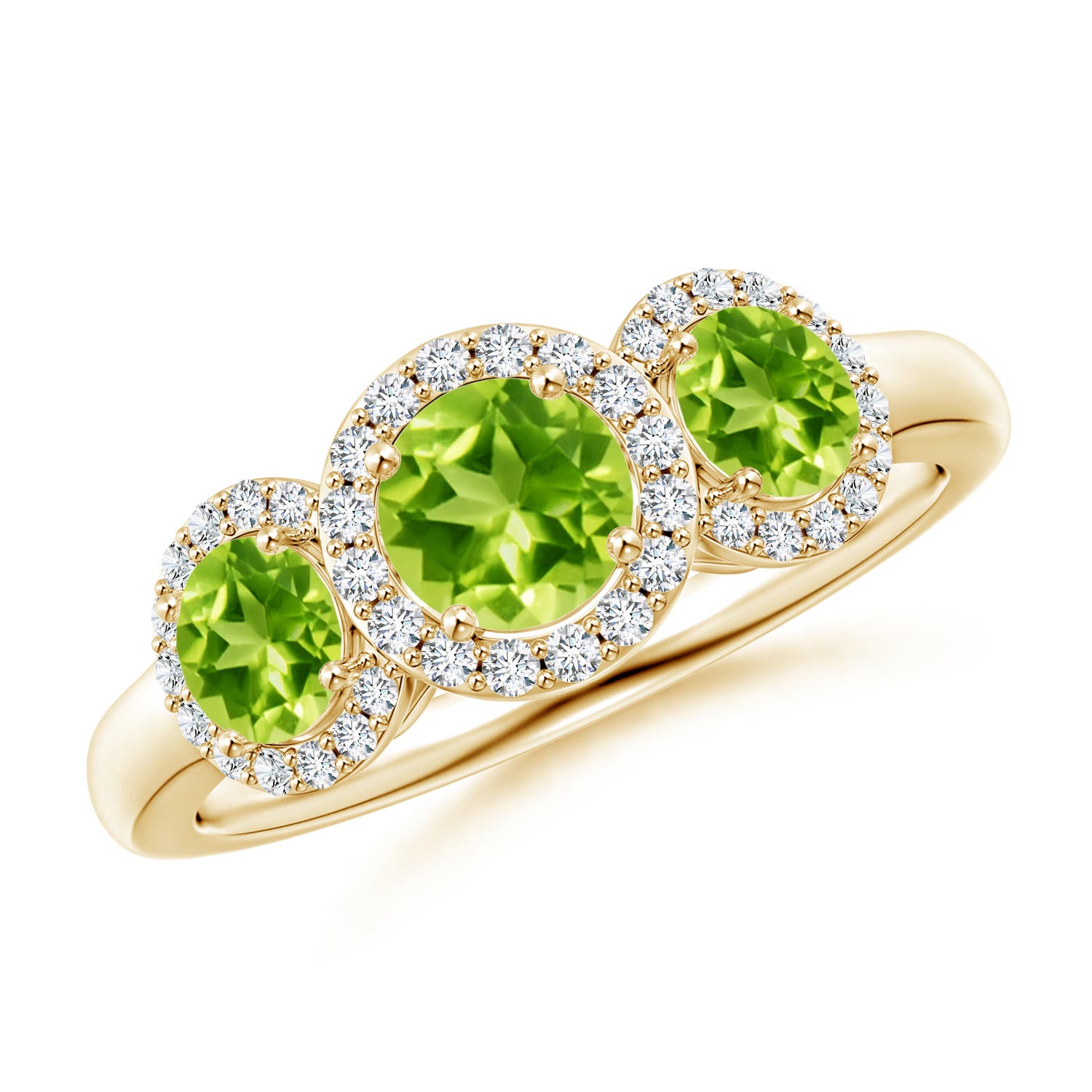 AAA - Peridot / 1.47 CT / 14 KT Yellow Gold