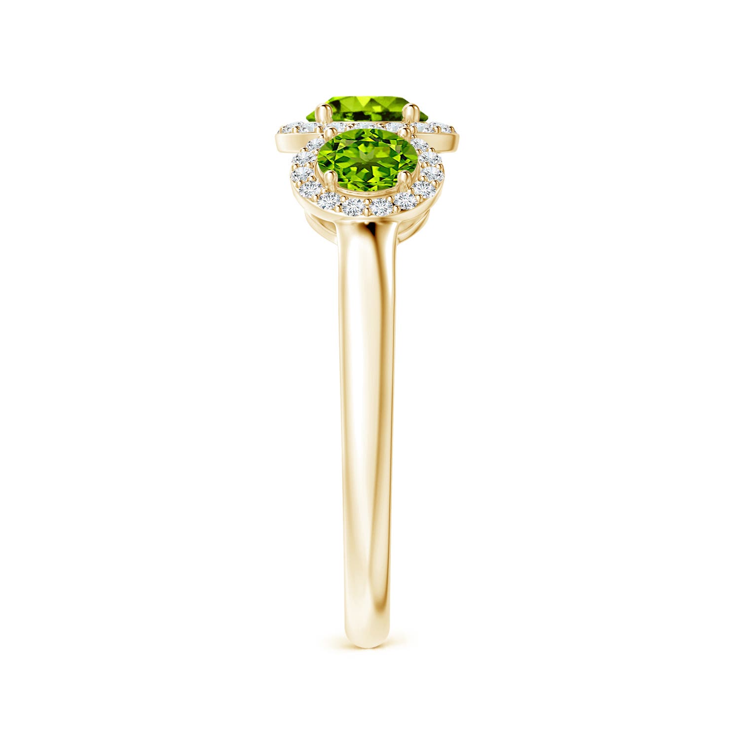 AAAA - Peridot / 1.47 CT / 14 KT Yellow Gold