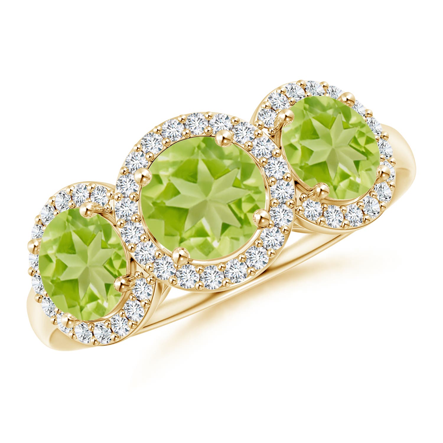 AA - Peridot / 2.43 CT / 14 KT Yellow Gold