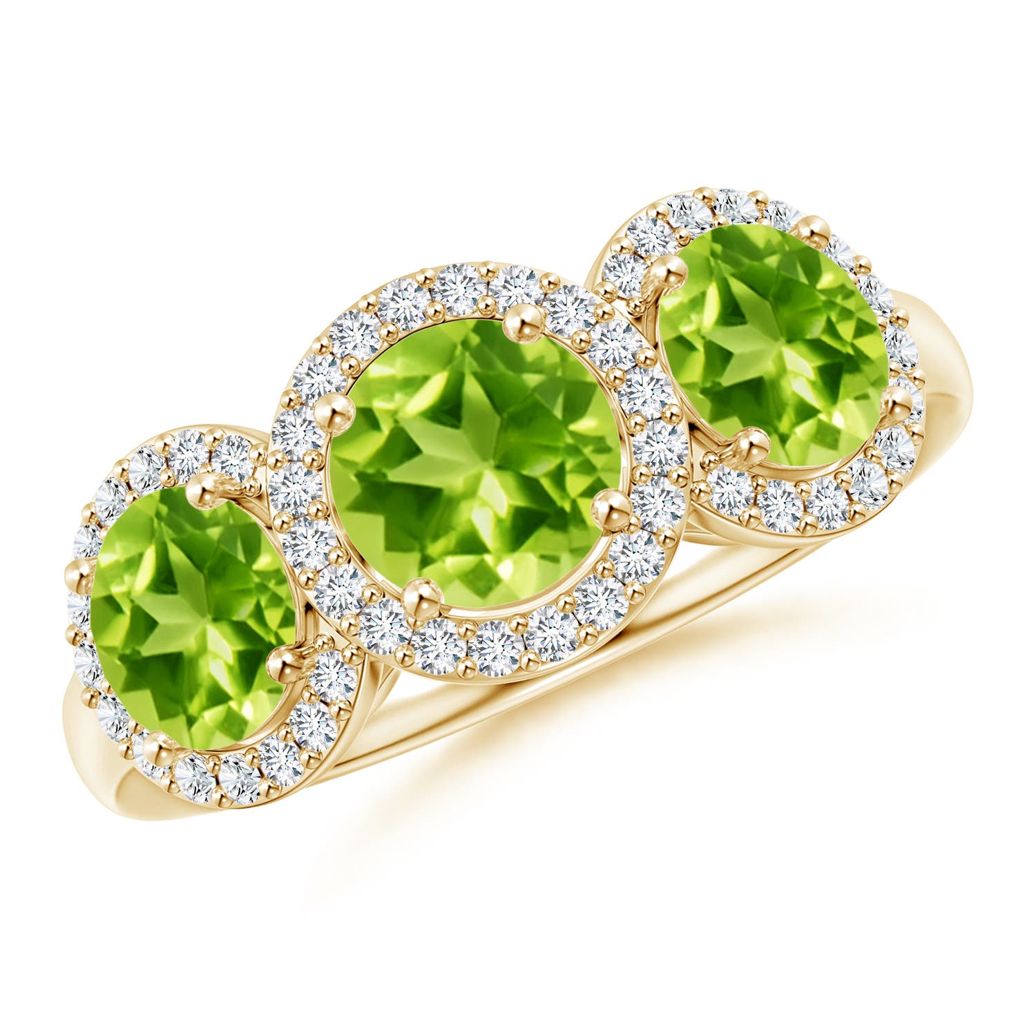 AAA - Peridot / 2.43 CT / 14 KT Yellow Gold