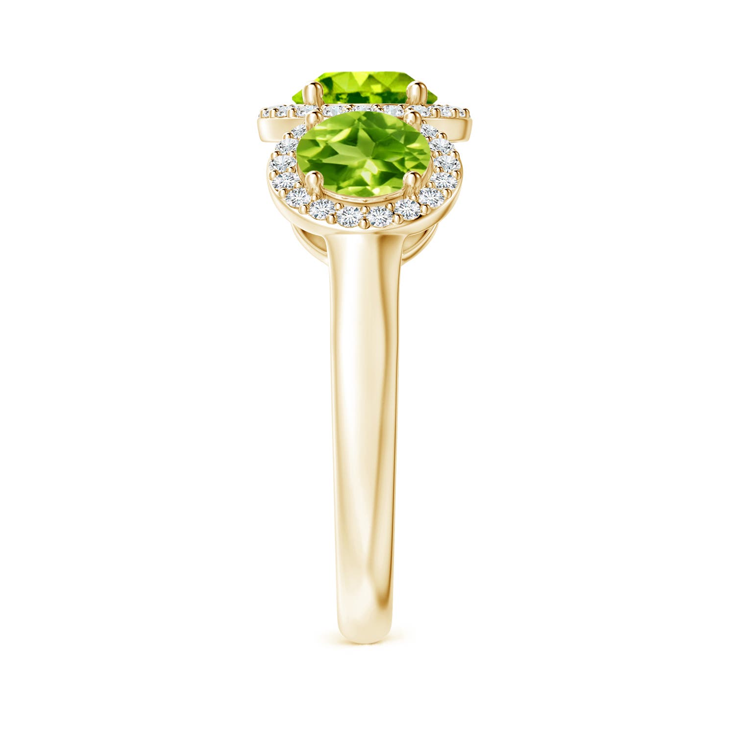 AAA - Peridot / 2.43 CT / 14 KT Yellow Gold