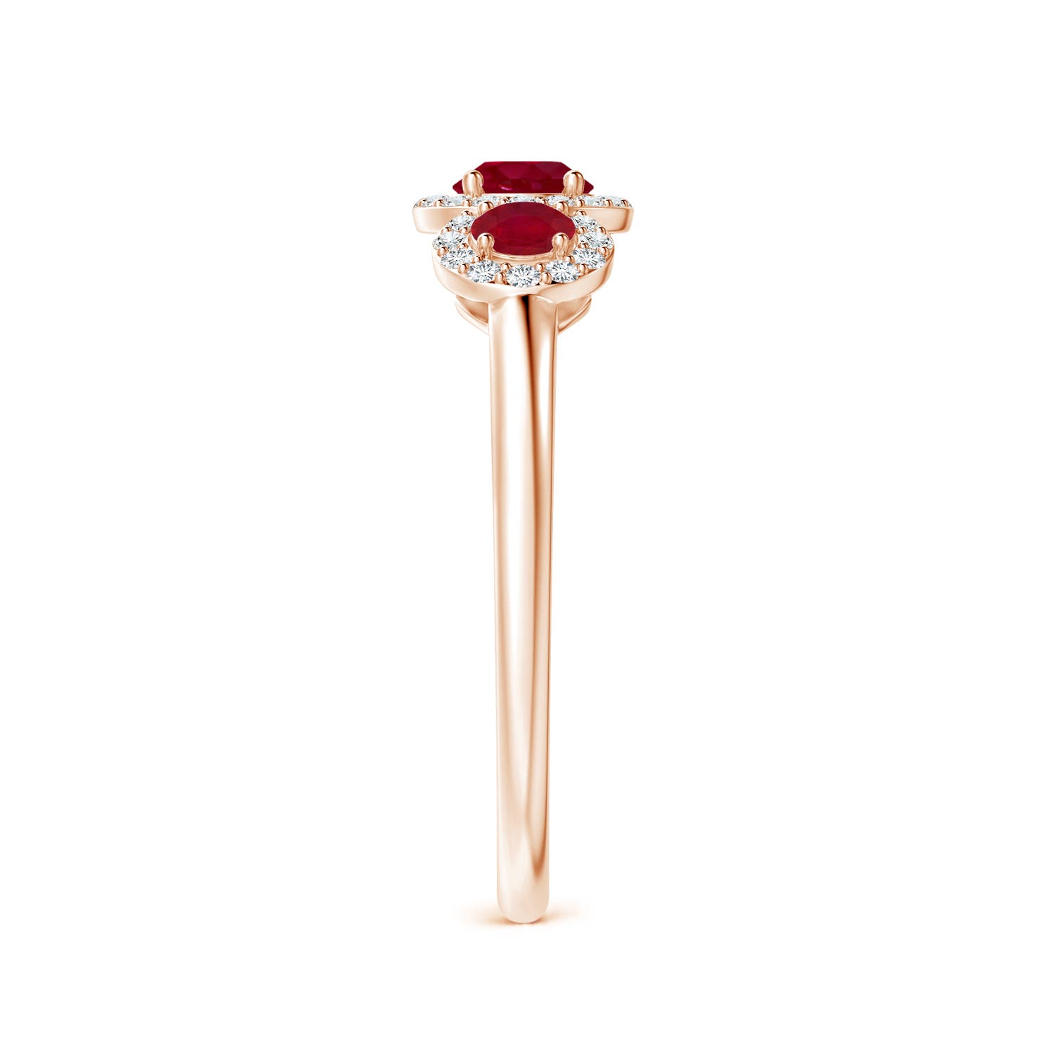 AA - Ruby / 0.91 CT / 14 KT Rose Gold