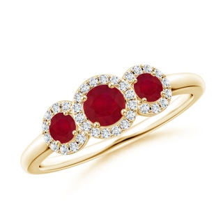 Round AA Ruby
