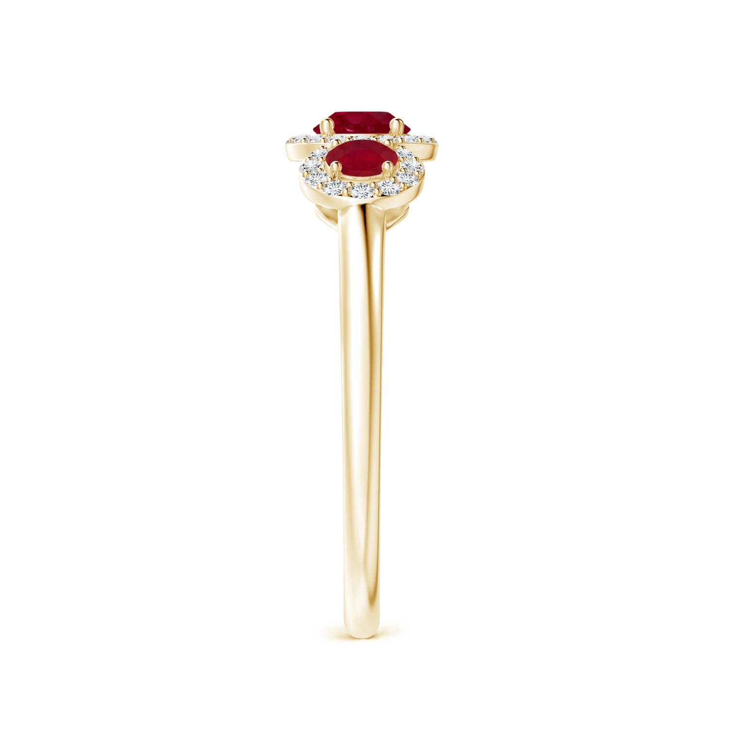 AA - Ruby / 0.91 CT / 14 KT Yellow Gold