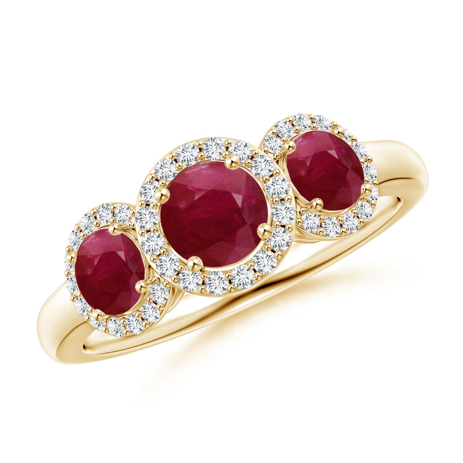 A - Ruby / 1.6 CT / 14 KT Yellow Gold