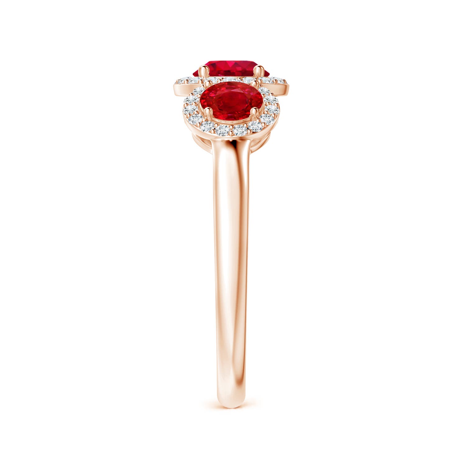 AAA - Ruby / 1.6 CT / 14 KT Rose Gold