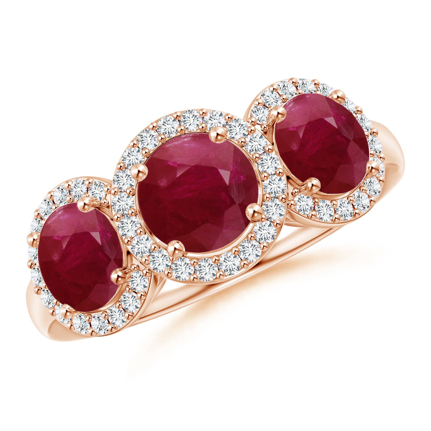 A - Ruby / 2.58 CT / 14 KT Rose Gold