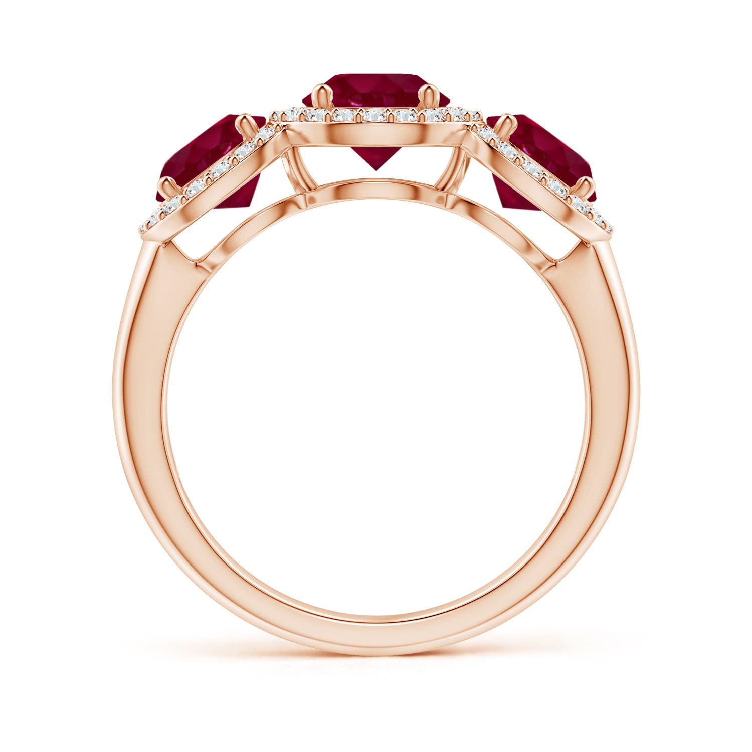 A - Ruby / 2.58 CT / 14 KT Rose Gold