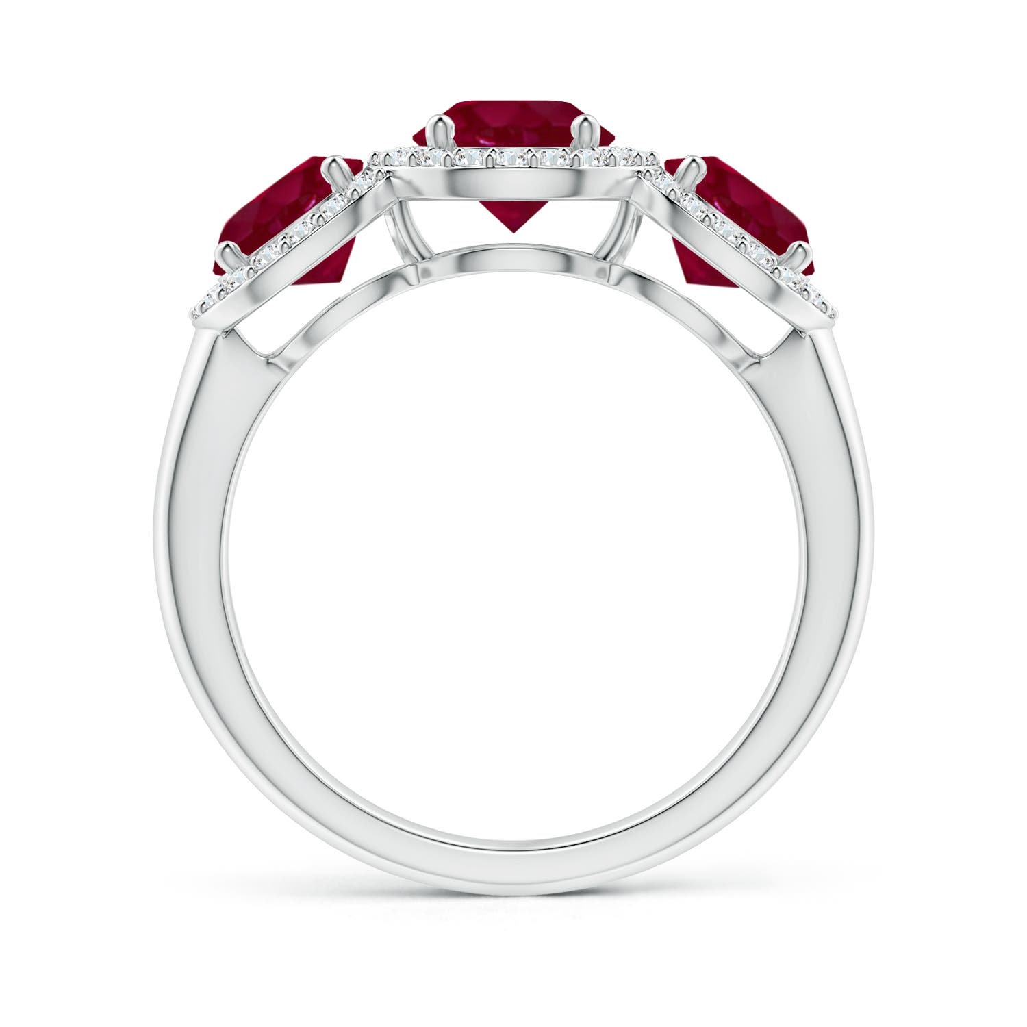 A - Ruby / 2.58 CT / 14 KT White Gold