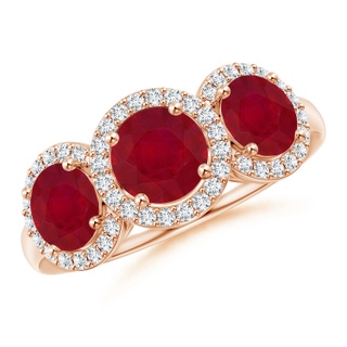 Round AA Ruby