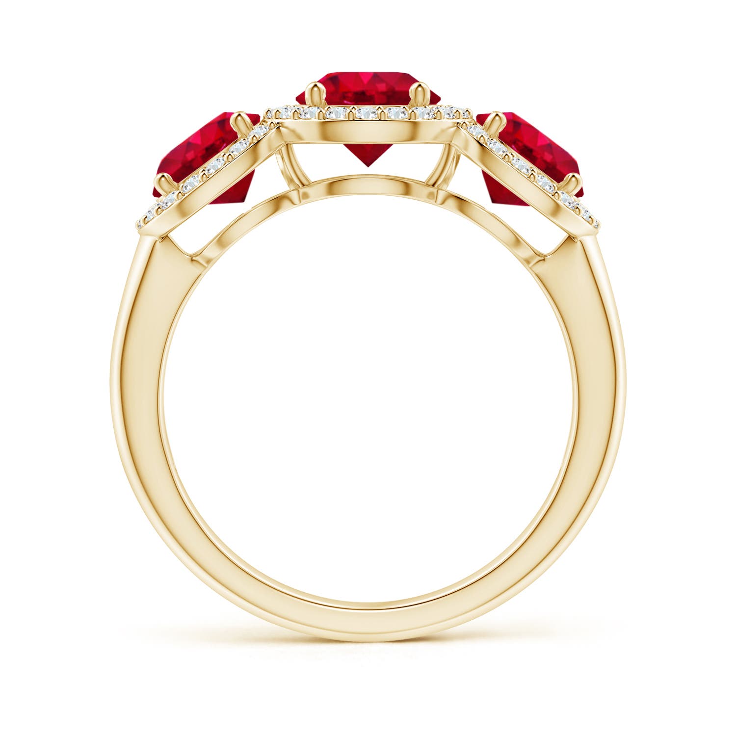 AAA - Ruby / 2.58 CT / 14 KT Yellow Gold