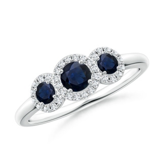 Round A Blue Sapphire