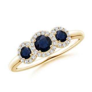 Round A Blue Sapphire