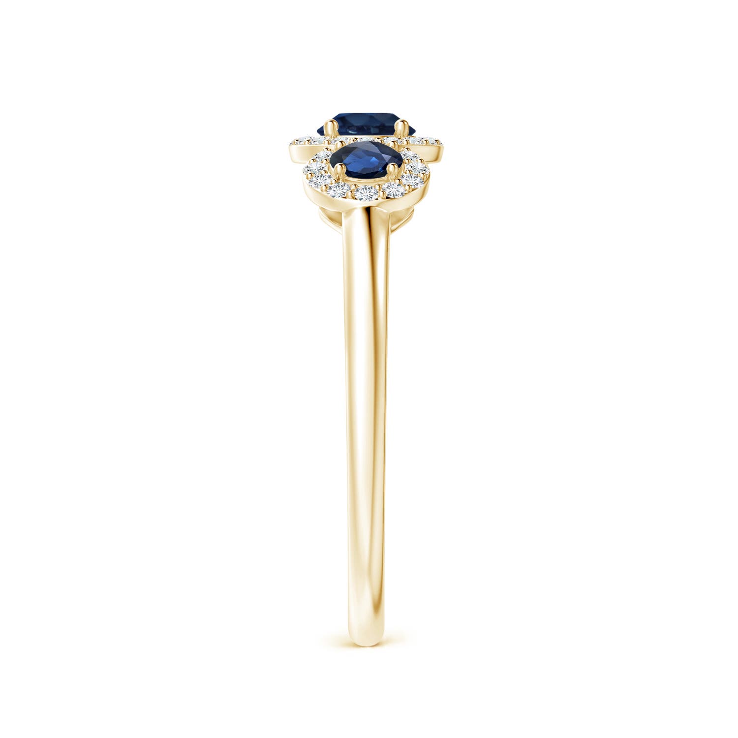 AA - Blue Sapphire / 0.88 CT / 14 KT Yellow Gold