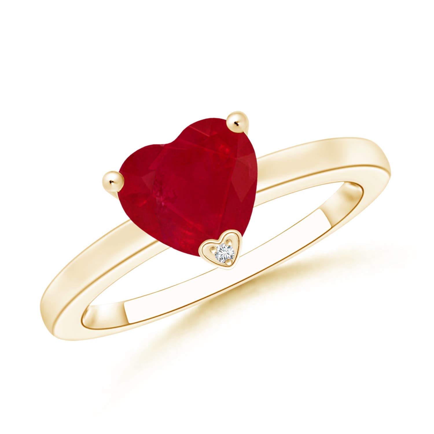 AA - Ruby / 0.81 CT / 14 KT Yellow Gold