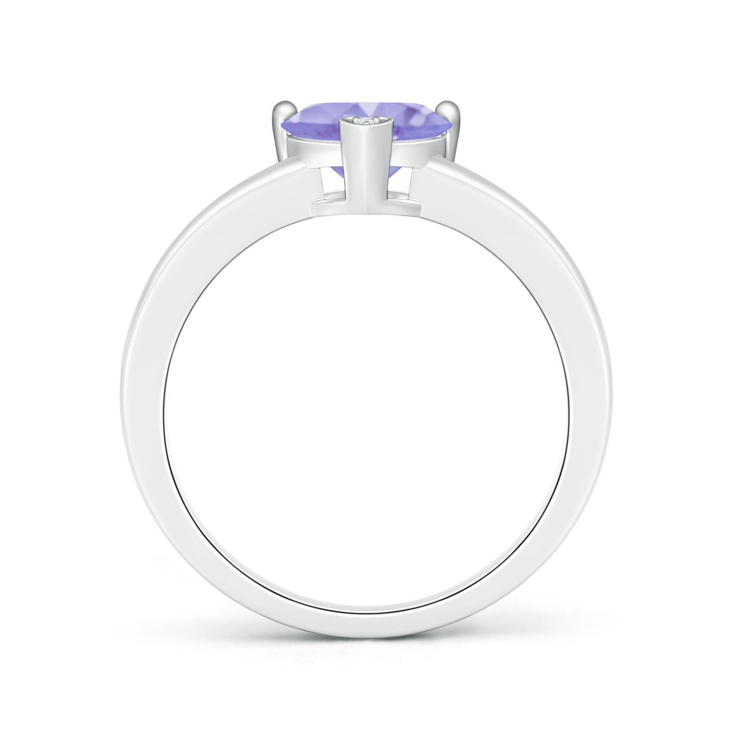 A - Tanzanite / 1.26 CT / 14 KT White Gold