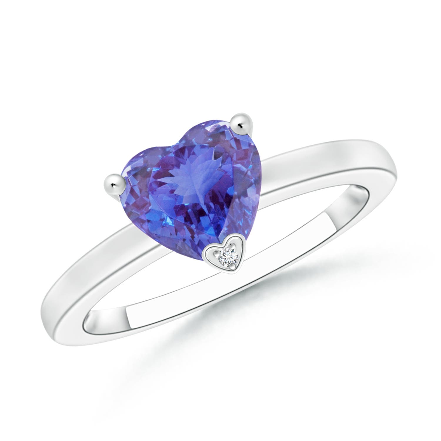 AA - Tanzanite / 1.26 CT / 14 KT White Gold