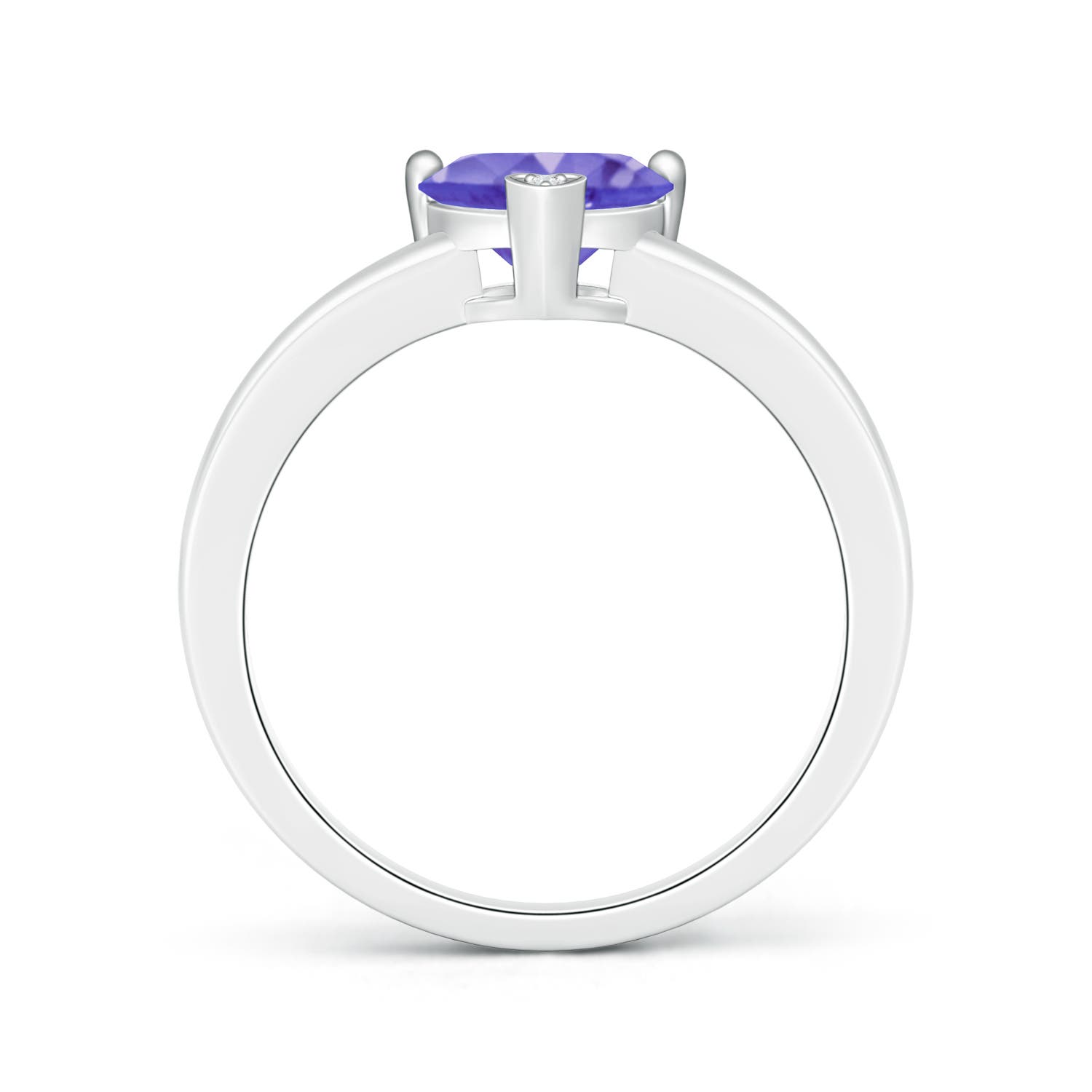 AA - Tanzanite / 1.26 CT / 14 KT White Gold