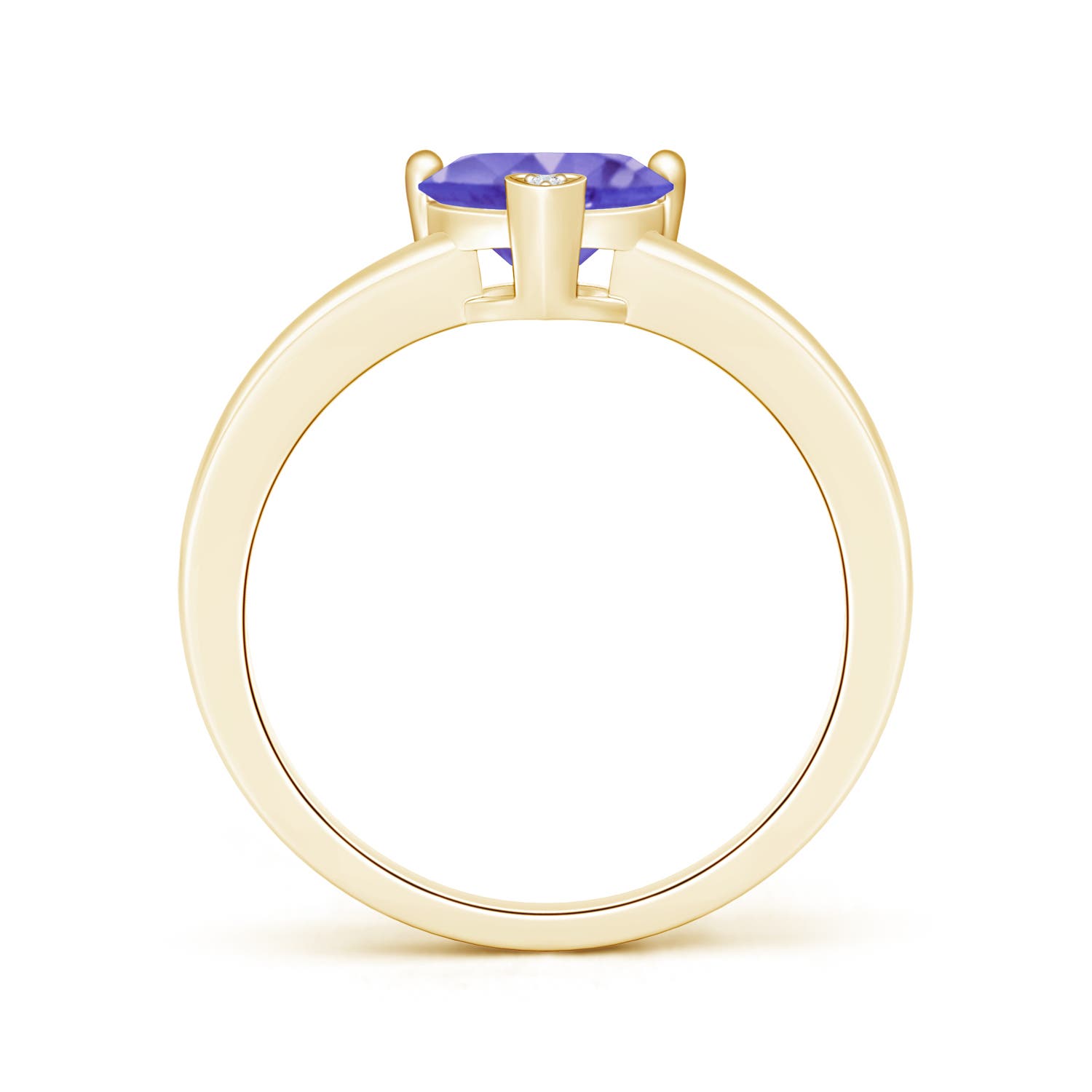 AA - Tanzanite / 1.26 CT / 14 KT Yellow Gold