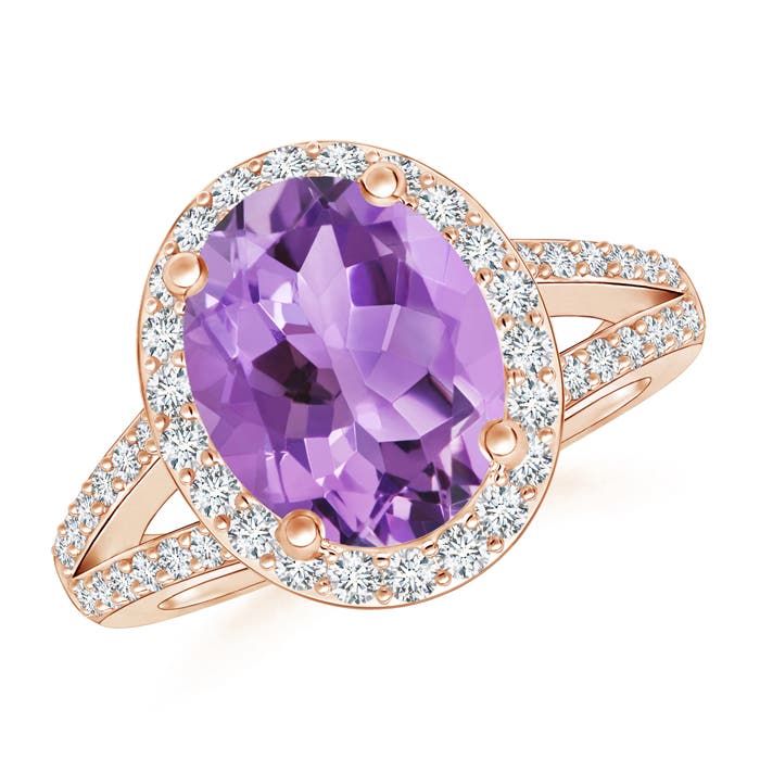 A - Amethyst / 2.73 CT / 14 KT Rose Gold