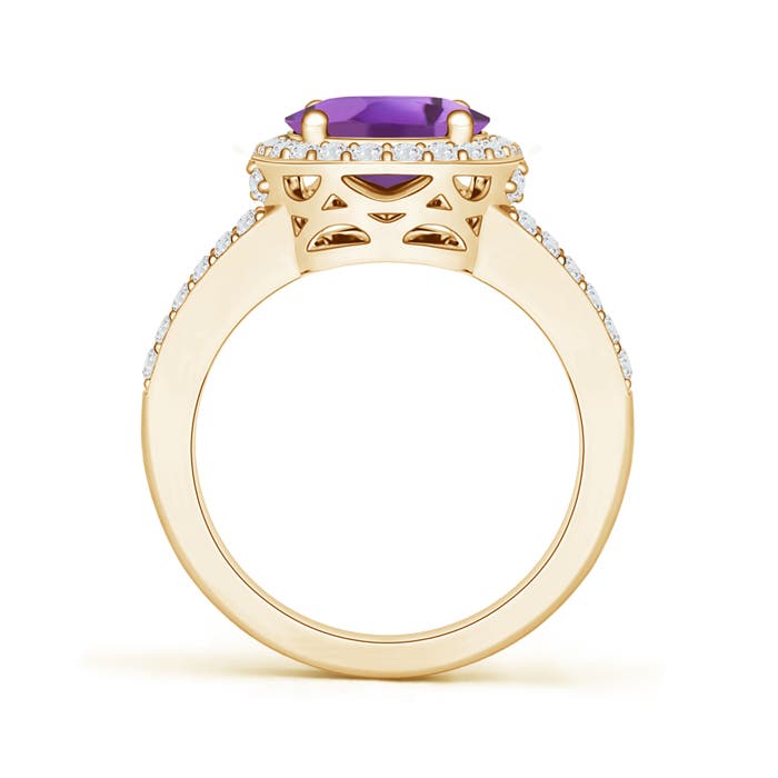 A - Amethyst / 2.73 CT / 14 KT Yellow Gold