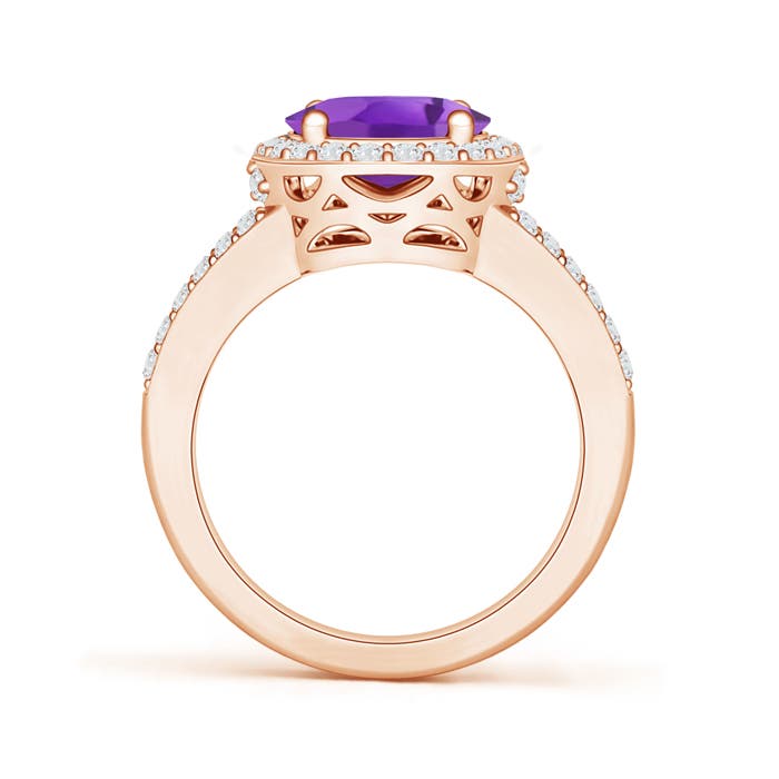 AA - Amethyst / 2.73 CT / 14 KT Rose Gold